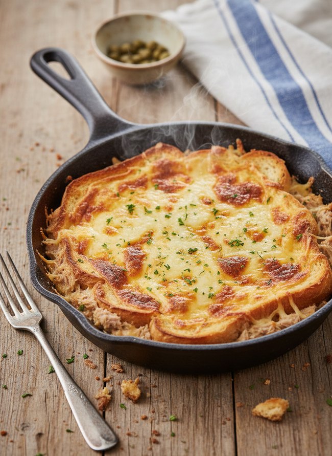 Simple Tuna Melt Skillet