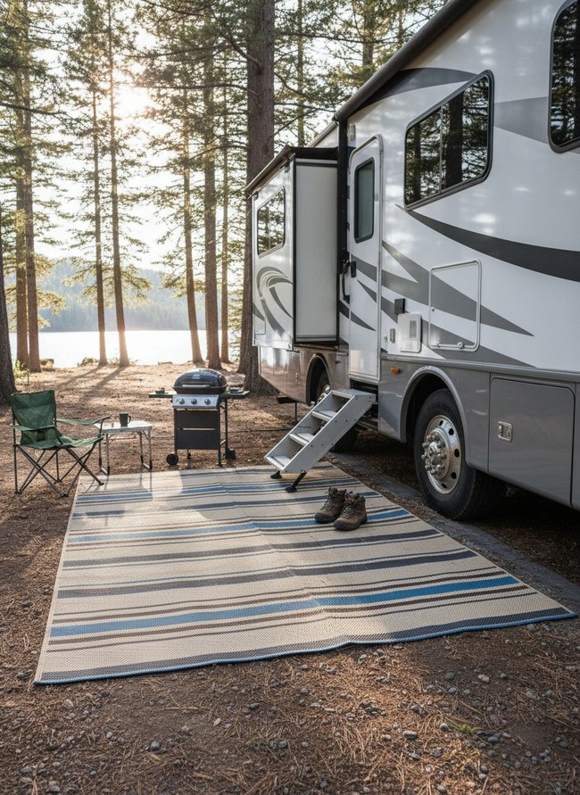 Outdoor RV Mat Rug