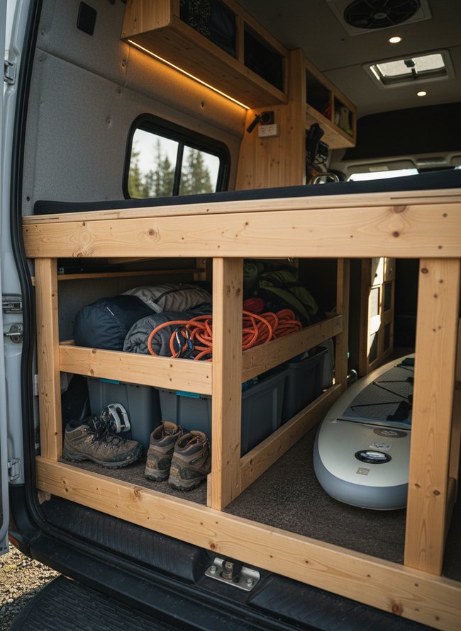 Under-Bed Gear Storage