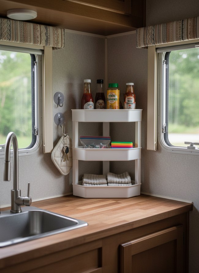 Corner Shelf Organizer