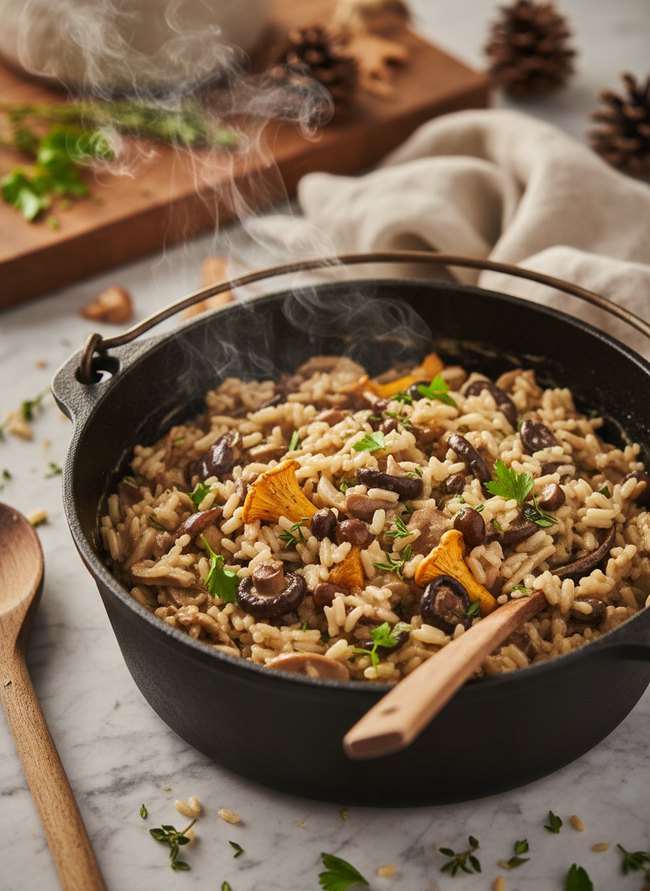 Forest Mushroom Risotto