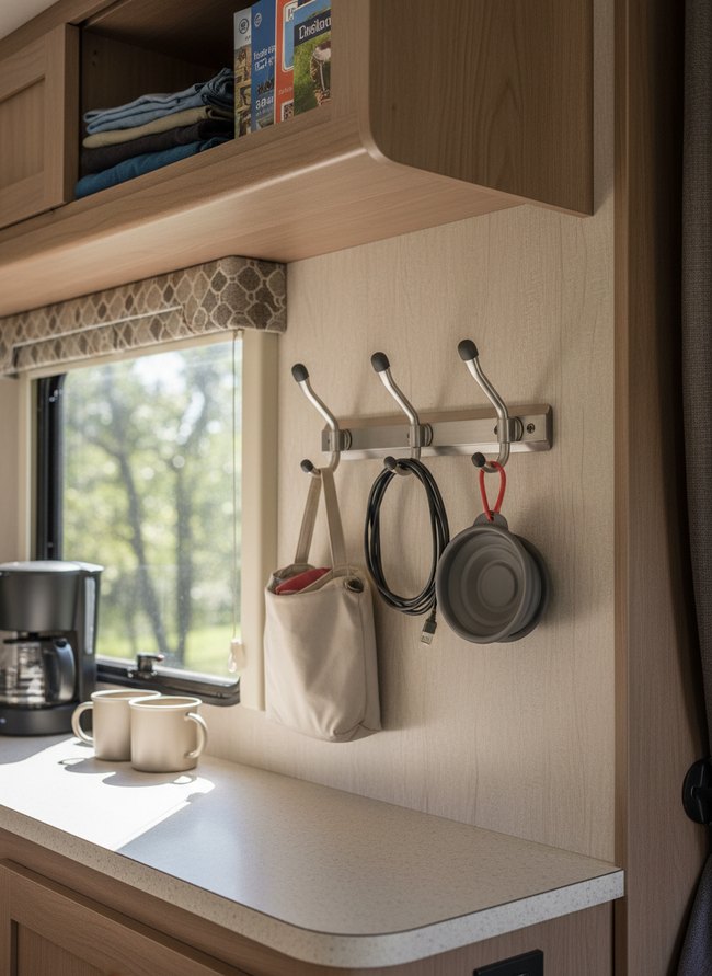 Pivoting Wall Hooks