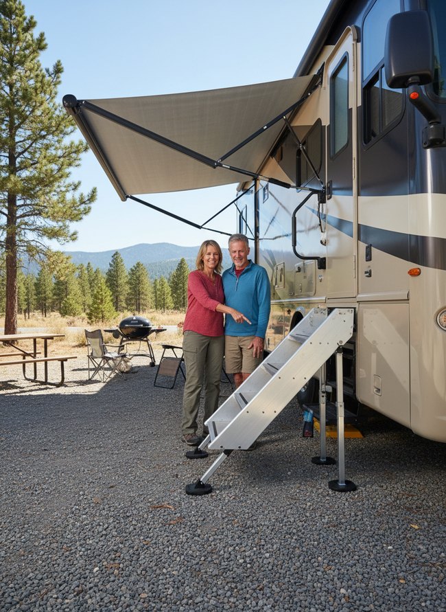 Entry Step Stabilizer System