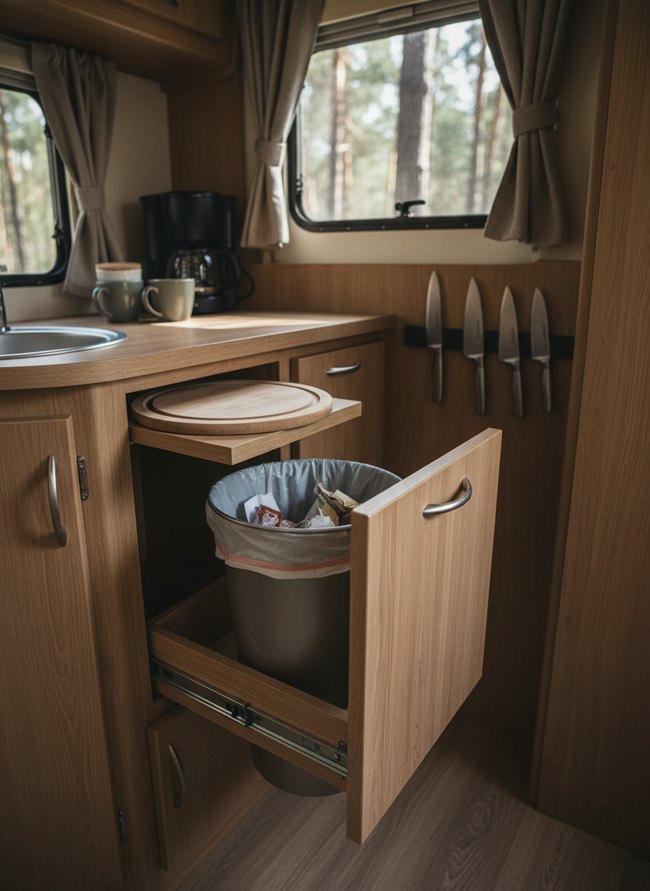 Built-In Waste Bin