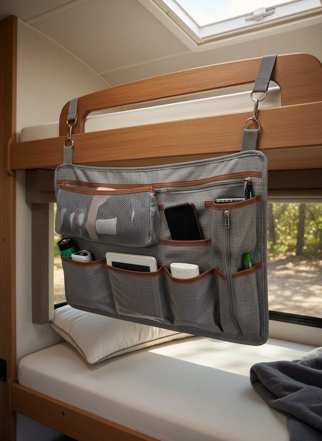 Overhead Bunk Organizer